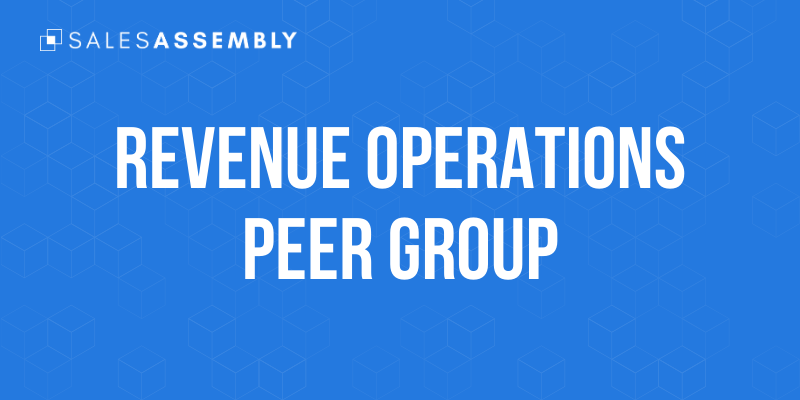 Revenue Operations Peer Group